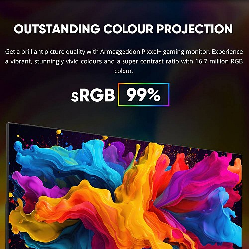 Armaggeddon PF24HD Super-100 IPS Frameless Monitor 100Hz Black