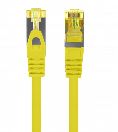Lanberg Patch Cable CAT.6A S/FTP CU LSZH 0.5m Yellow