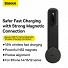 Baseus C02 Pro Wireless Dashboard Magnetic Car Charger Black