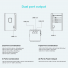 Unitek World Travel Adapter & 100W Charger EU/UK/US 4xUSBC+1xUSBA P1123A