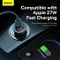 Baseus Golden Contactor Max Car Charger U+C 60W Dark Gray