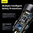 Baseus Golden Contactor Max Car Charger U+C 60W Dark Gray