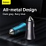 Baseus Golden Contactor Max Car Charger U+C 60W Dark Gray
