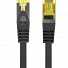 Lanberg Patch Cable CAT.6A S/FTP CU LSZH 0.25m Black