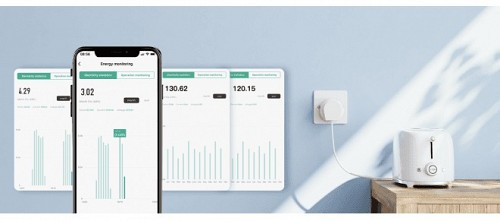 WOOX R6147 Wi-Fi Smart Plug With Power Metering 13A UK (2pack)
