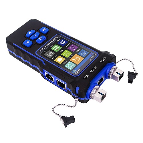 Noyafa Multi-Function Cable Tester with RJ11/RJ45, PoE, Fiber Optic OPM/VFL, NCV & Cable Length Measurement NF-8508