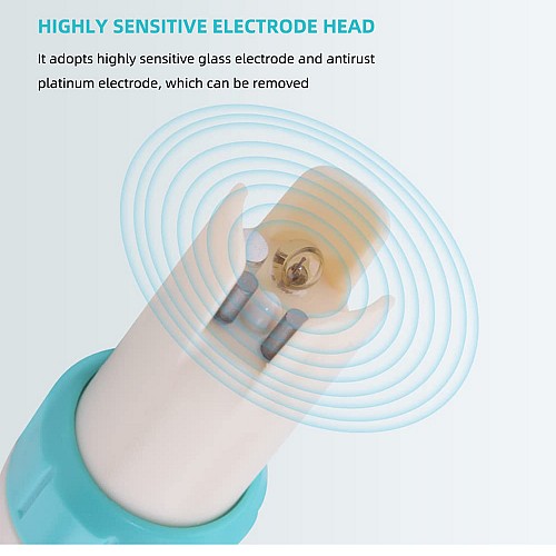 Noyafa Water Quality Tester with 7-in-1 Measurement (pH, TDS, EC, Salinity, S.G., ORP, Temperature), High-Precision Probe, IP67 NF-C600