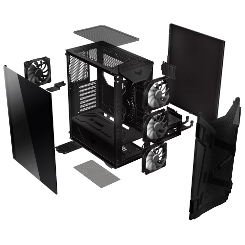ASUS Gaming Case Full ATX TG 4xARGB Fans GT301