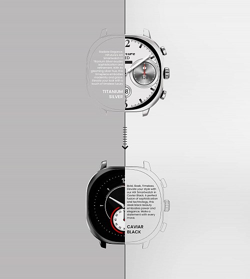 HiFuture AIX SmartWatch Silver
