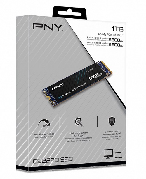 PNY SSD M.2 NVMe PCIe Gen3 1TB CS2230