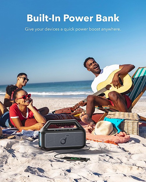 Anker Soundcore Speaker 80W BT IPX7 Boom 2 Black