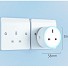 WOOX R6147 Wi-Fi Smart Plug With Power Metering 13A UK (2pack)