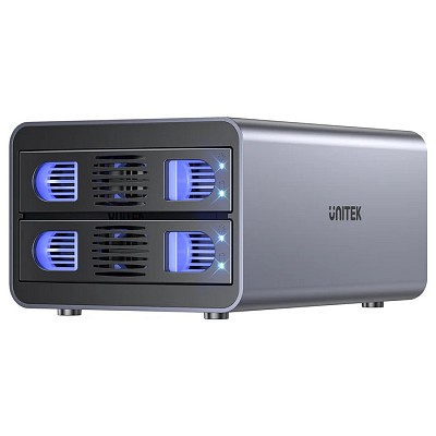 Unitek USB-A 2-Bay External SATA HDD Enclosure with RAID S1308B