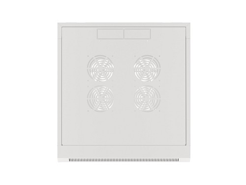 Lanberg Wall Rack 19 with Glass Door 4U 60cm Assembled White Z34154