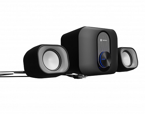 Natec PC Speakers 2.1 USB Powered 3.5mm 11W RMS Black PUG