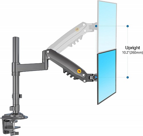 NBMounts H100 Single Arm Gas Desktop Monitor Mount (upgraded version)