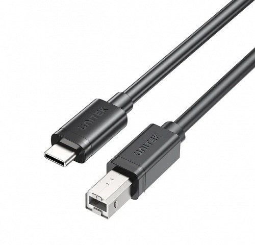 Unitek USB-C 2.0 to USB-B Printer Cable 2.0m