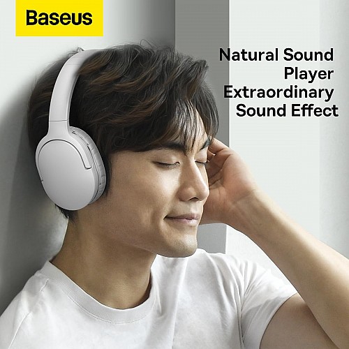 Baseus Wireless Headphones Over Ear Encok D02 Pro v2 White