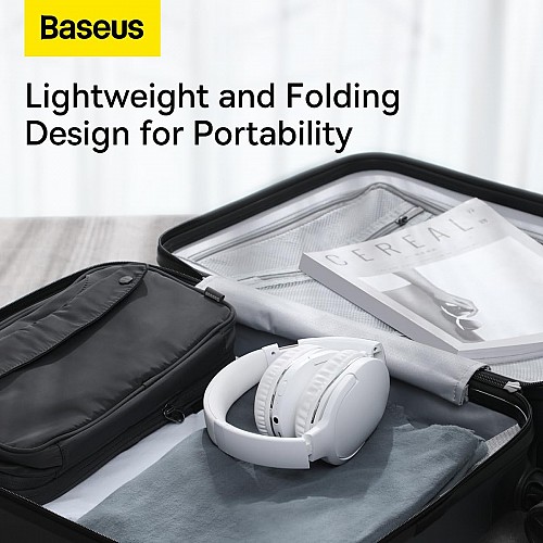 Baseus Wireless Headphones Over Ear Encok D02 Pro v2 White