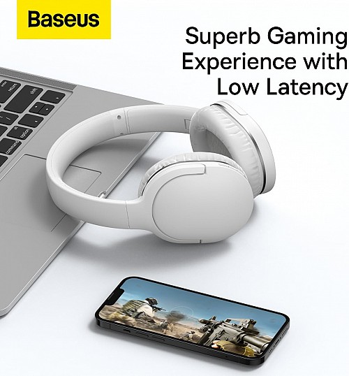 Baseus Wireless Headphones Over Ear Encok D02 Pro v2 White