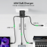 Unitek Universal Travel Wall Charger 65W 3xUSB-C+USB-A P1122ABK