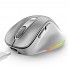 Genius Mouse Wireless+BT Rechargeable Mini RGB Ergo 9000S Pro Silver