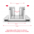 Unitek Stand for Laptop Adjustable Vertical Holder OT172GY