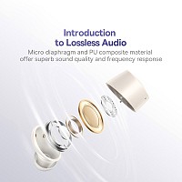 Baseus Headphones In Ear Beans TWS Bowie E18 White