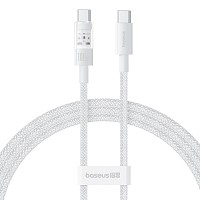 Baseus Cable USB-C to USB-C Gem Series 100W 1.0m White