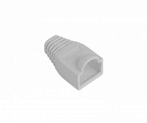 Lanberg RJ45 Strain Relief Boot Cap Pack of 100 Grey PLB-1000-S