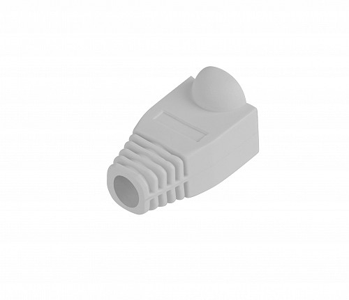 Lanberg RJ45 Strain Relief Boot Cap Pack of 100 Grey PLB-1000-S