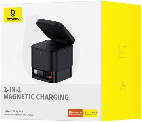 Baseus Charger Desktop Wireless 25W MagPro 2-in-1 Black
