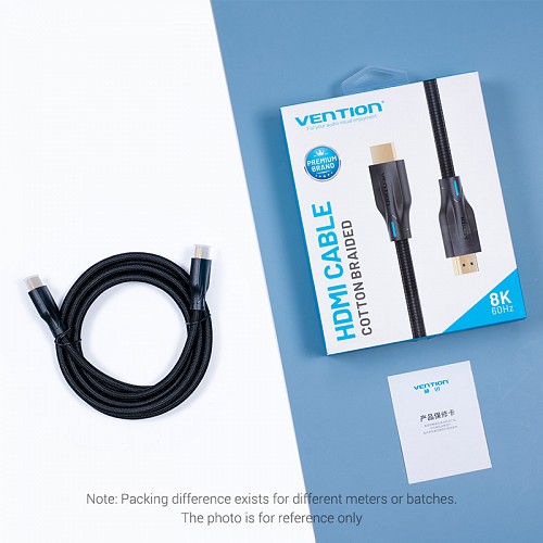 Vention HDMI Cable 2.1 8K Braided 2.0m AAUBH