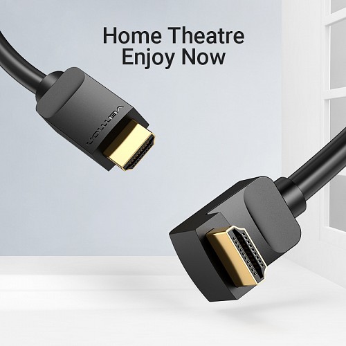 Vention HDMI Cable Right Angle 90 Degrees 2.0m AARBH
