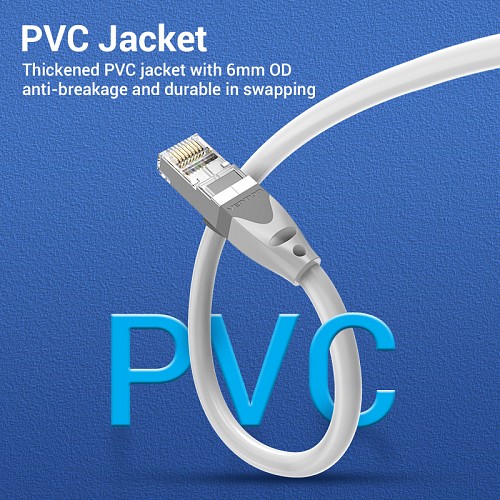 Vention NETWORK Cable CAT6A SFTP 3.0m Grey IBHHI