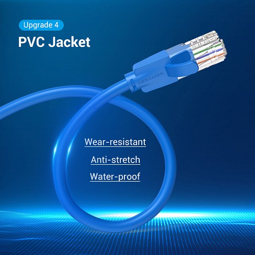 Vention NETWORK Cable CAT6 UTP 0.5m Blue IBELD