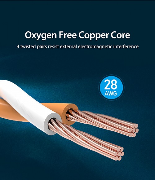 Vention NETWORK Cable CAT8 SFTP 15.0m Black IKABN