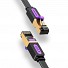 Vention NETWORK Cable CAT7 Flat 15.0m Black ICABN