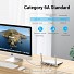 Vention NETWORK Cable CAT6A SFTP 0.3m Grey IBHHAA