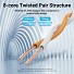 Vention NETWORK Cable CAT6A SFTP 0.3m Grey IBHHAA
