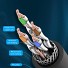 Vention NETWORK Cable CAT8 SFTP 15.0m Black IKABN