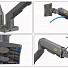 NBMounts G65 Dual Arm Heavy Duty Gas Desk Monitor Mount