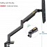 NBMounts G45 Extra Long Arm Desk Monitor Mount (replaces G70)