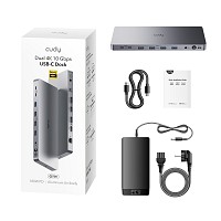 Cudy Docking Station USB-C 13-IN-1 Dual 4K 10Gbps with Mac Support CS700