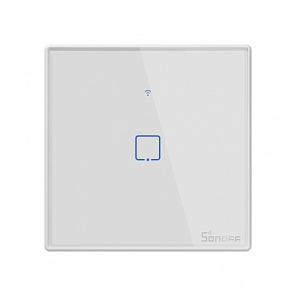 Sonoff T2EU1C-TX WiFi Smart Wall Touch Switch 1-Button White