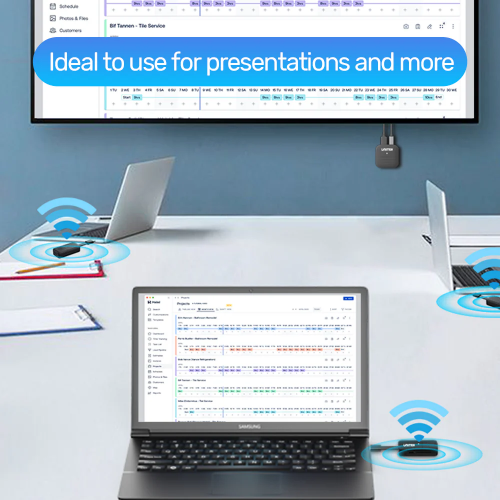 Unitek Wireless USB-C to HDMI Extender Kit Up to 50m V1184A