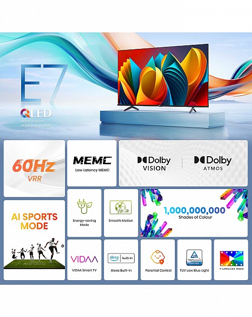 Hisense 65E7NQ 65 4K Smart QLED TV