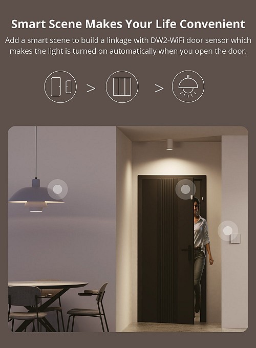 Sonoff M5 Matter WiFi Smart Wall Mechanical Switch 1-Button White
