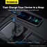 Baseus S09 Lite Car FM Transmitter-Charger USB/BT/SD 18W
