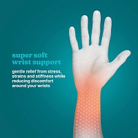 Homedics SR-GW800 Hot and Cold Relief Compression Sleeve Gel with Soft Touch Fabric for Wrist Support